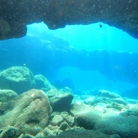 a large pool of water