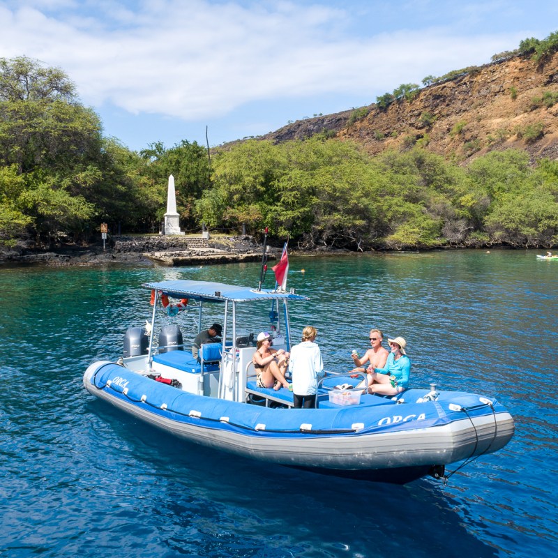 a small boat in a body of water