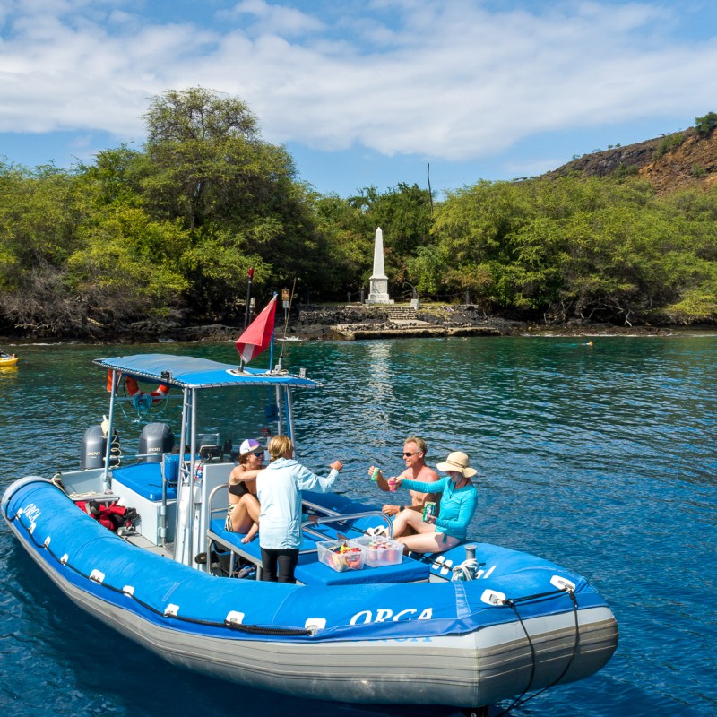 a small boat in a body of water