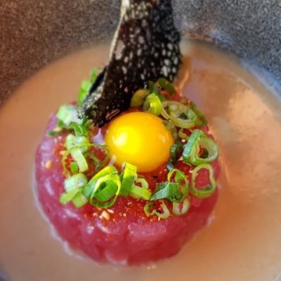 a bowl of food on a plate