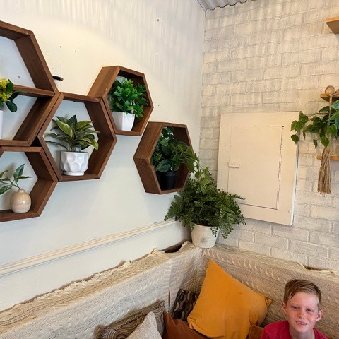 a person taking a selfie in a room