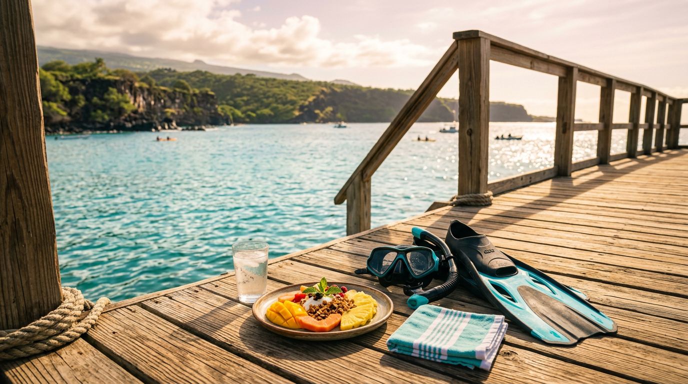 Best Breakfast Before a Captain Cook Snorkel Tour