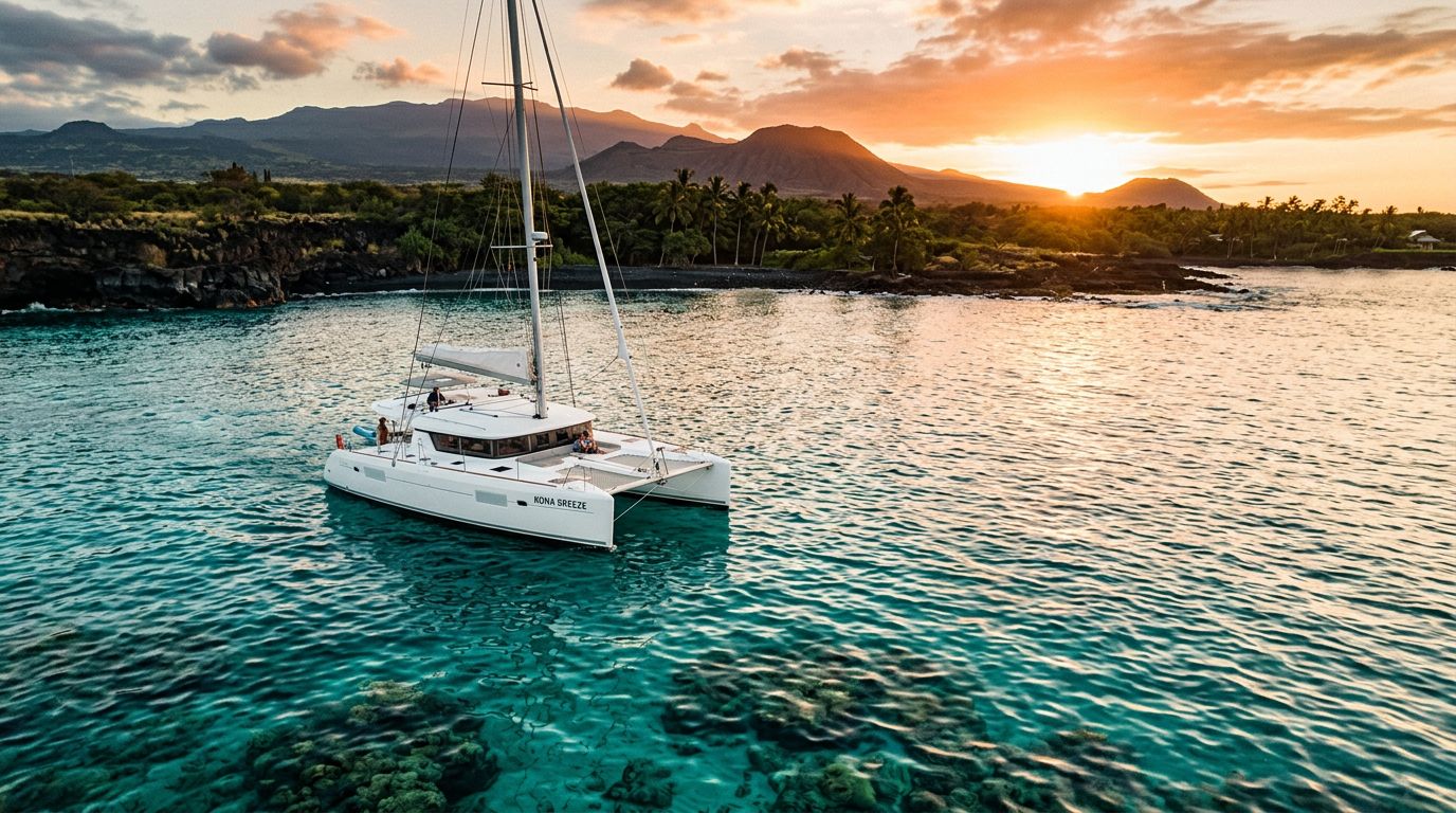 Big Island Boat Tours for Snorkeling or Sightseeing Only