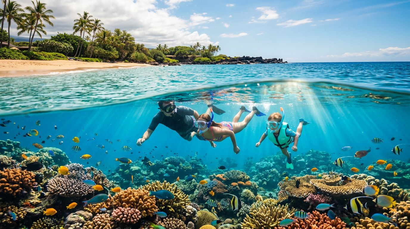 Big Island Snorkeling for Families With Mixed Swim Skills