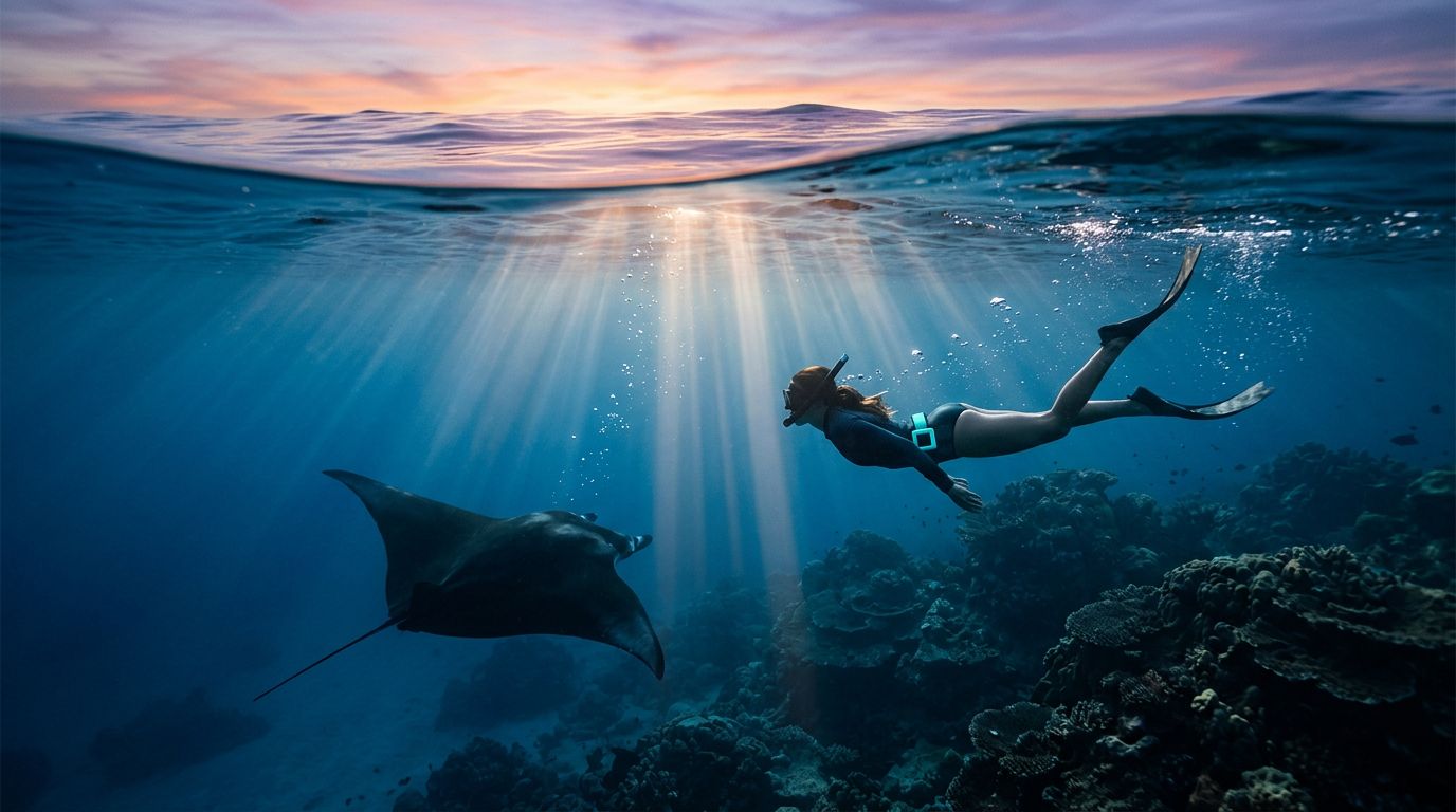 Can You Use a Float Belt on a Kona Manta Ray Snorkel?