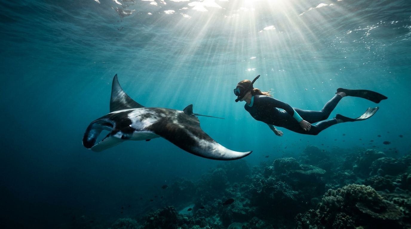 Can You Wear a Rash Guard Under a Kona Manta Ray Snorkel Wetsuit?