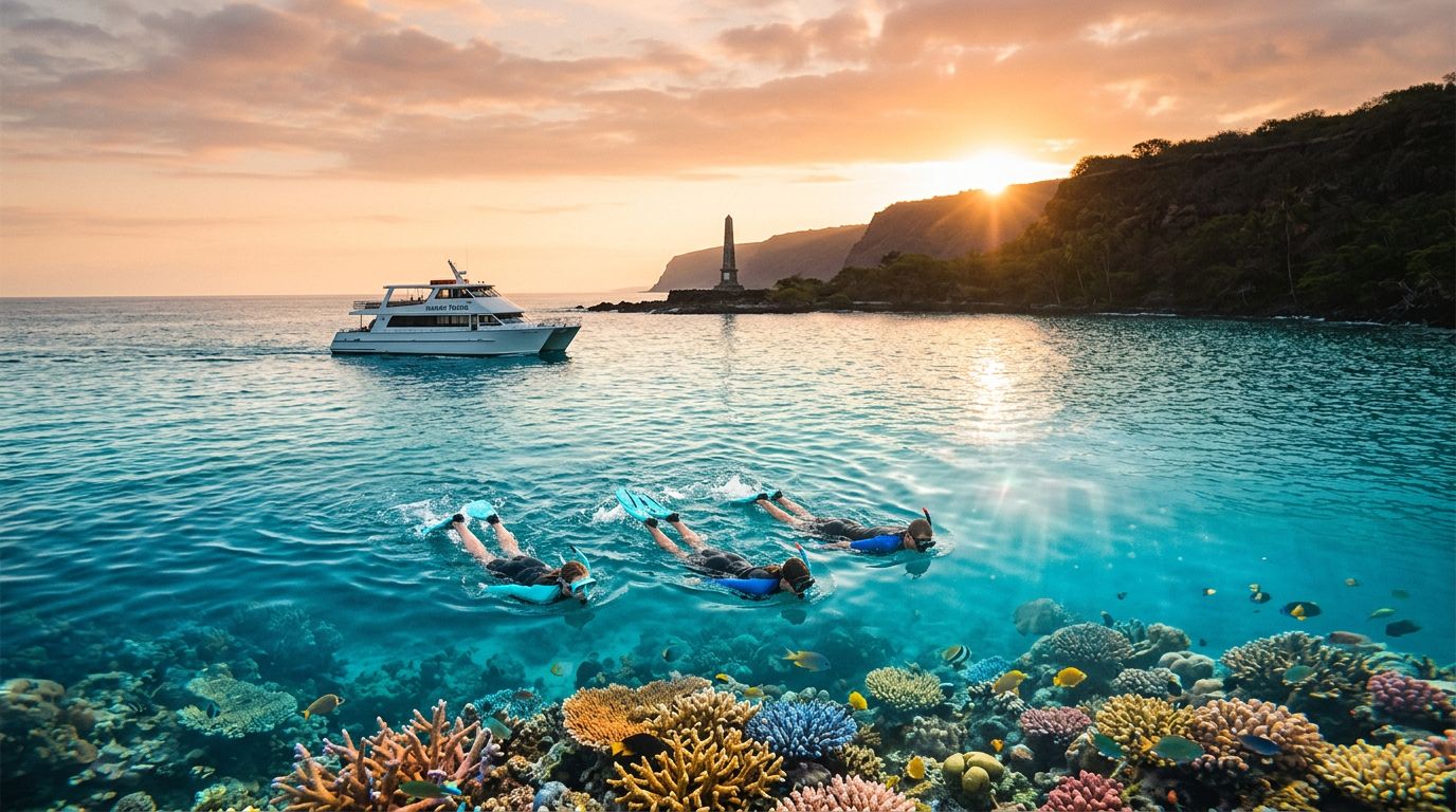 Captain Cook Snorkel Tour Timeline From Check-In to Return