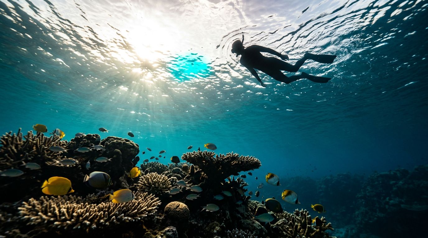 Captain Cook Snorkeling Visibility and How Sun Glare Changes It