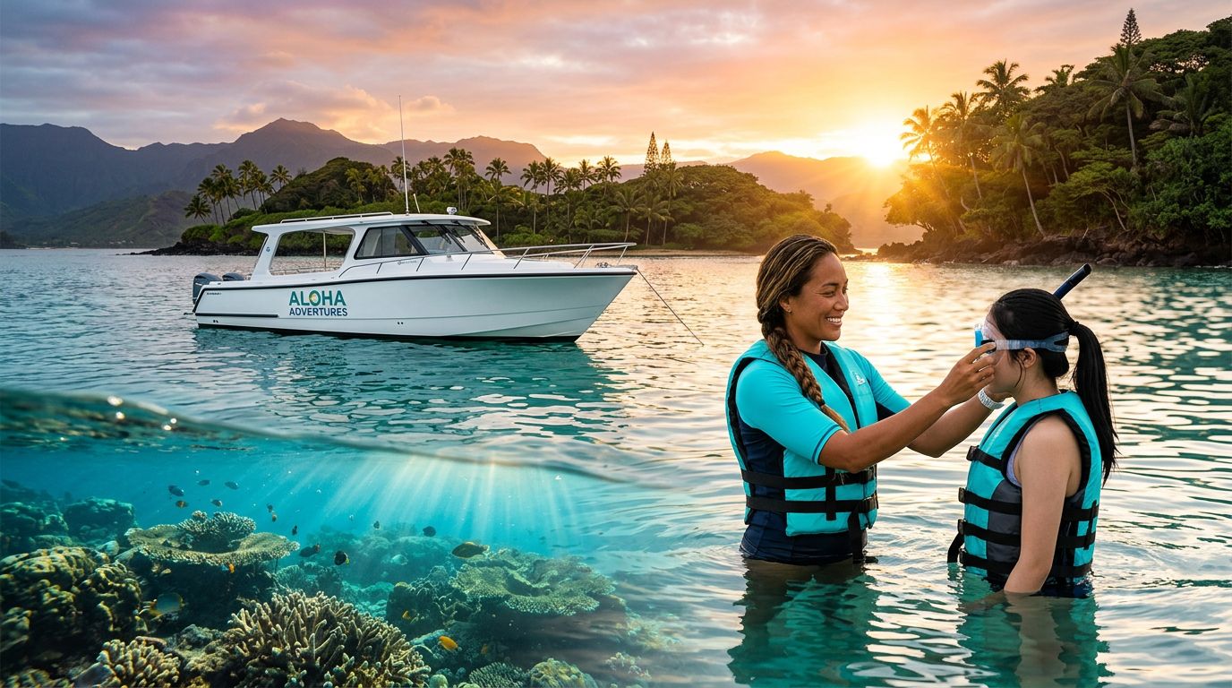 Do Captain Cook Snorkel Tours Include Lessons?