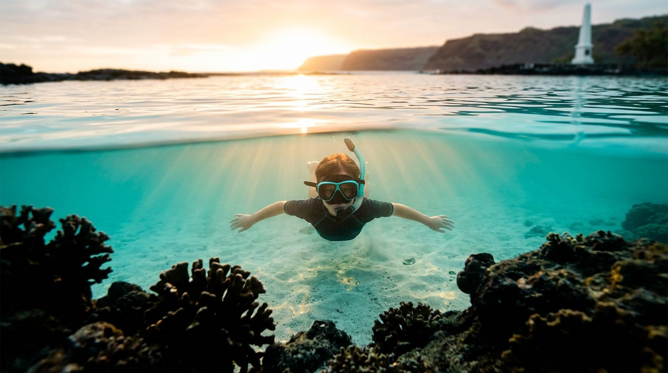How Long Kids Usually Stay in the Water on a Captain Cook Snorkeling Trip