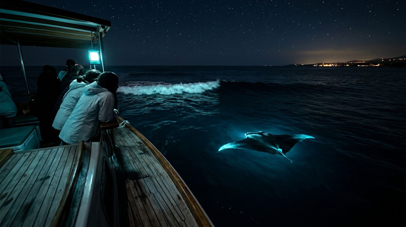How Rough Is the Boat Ride on a Kona Manta Ray Night Snorkel?