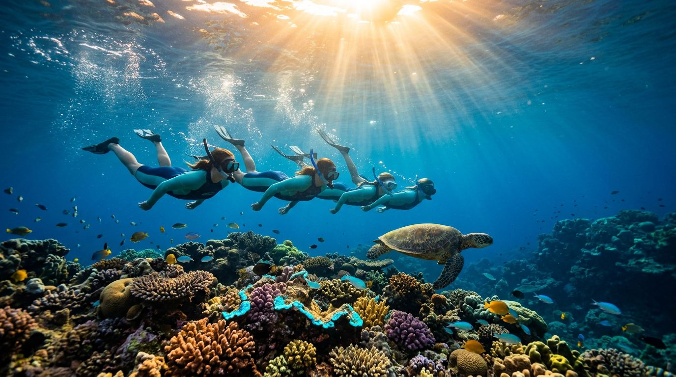 How to Stay With Your Group During Captain Cook Snorkeling