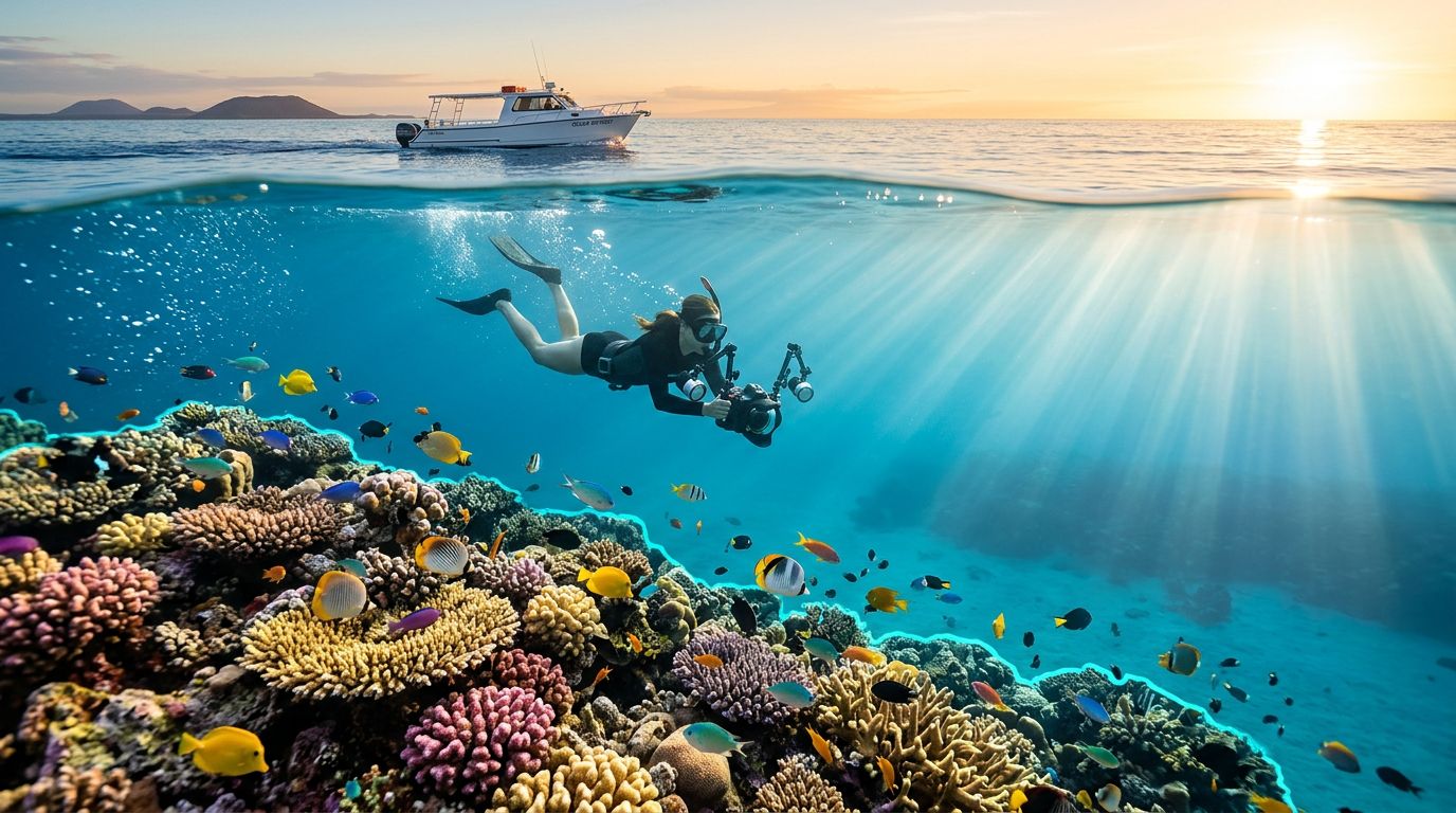 Kona Boat Tours for Clear-Water Underwater Photography