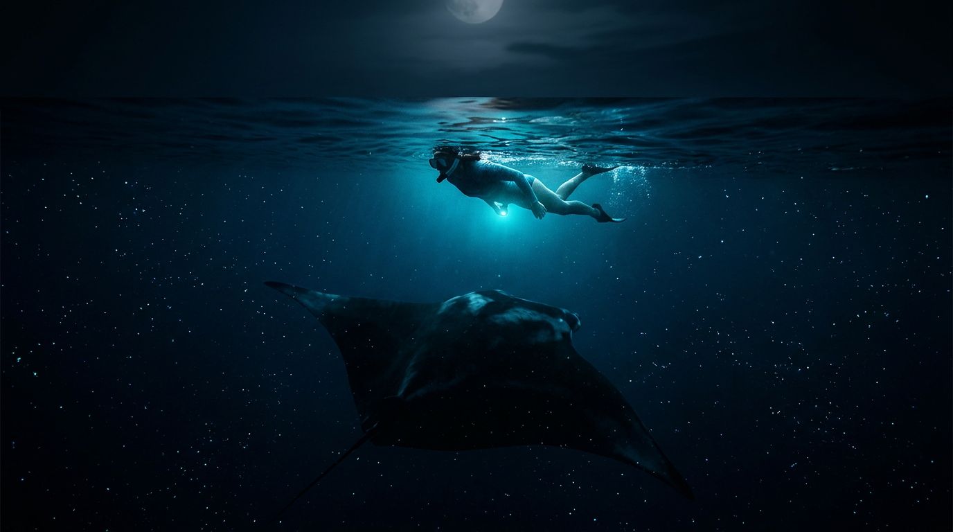 Kona Manta Ray Night Snorkel by Month: Best Dates and Conditions