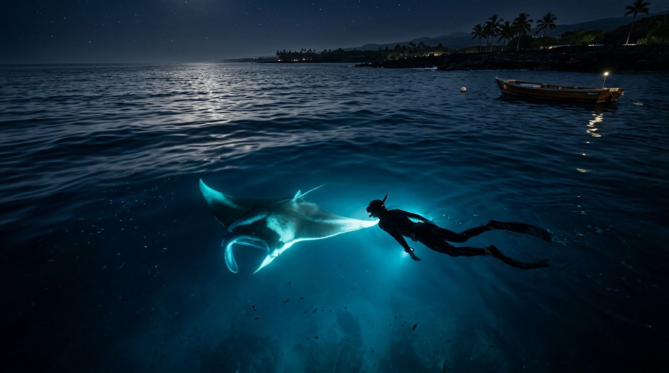 Kona Manta Ray Night Snorkel Waiver Guide Before You Book