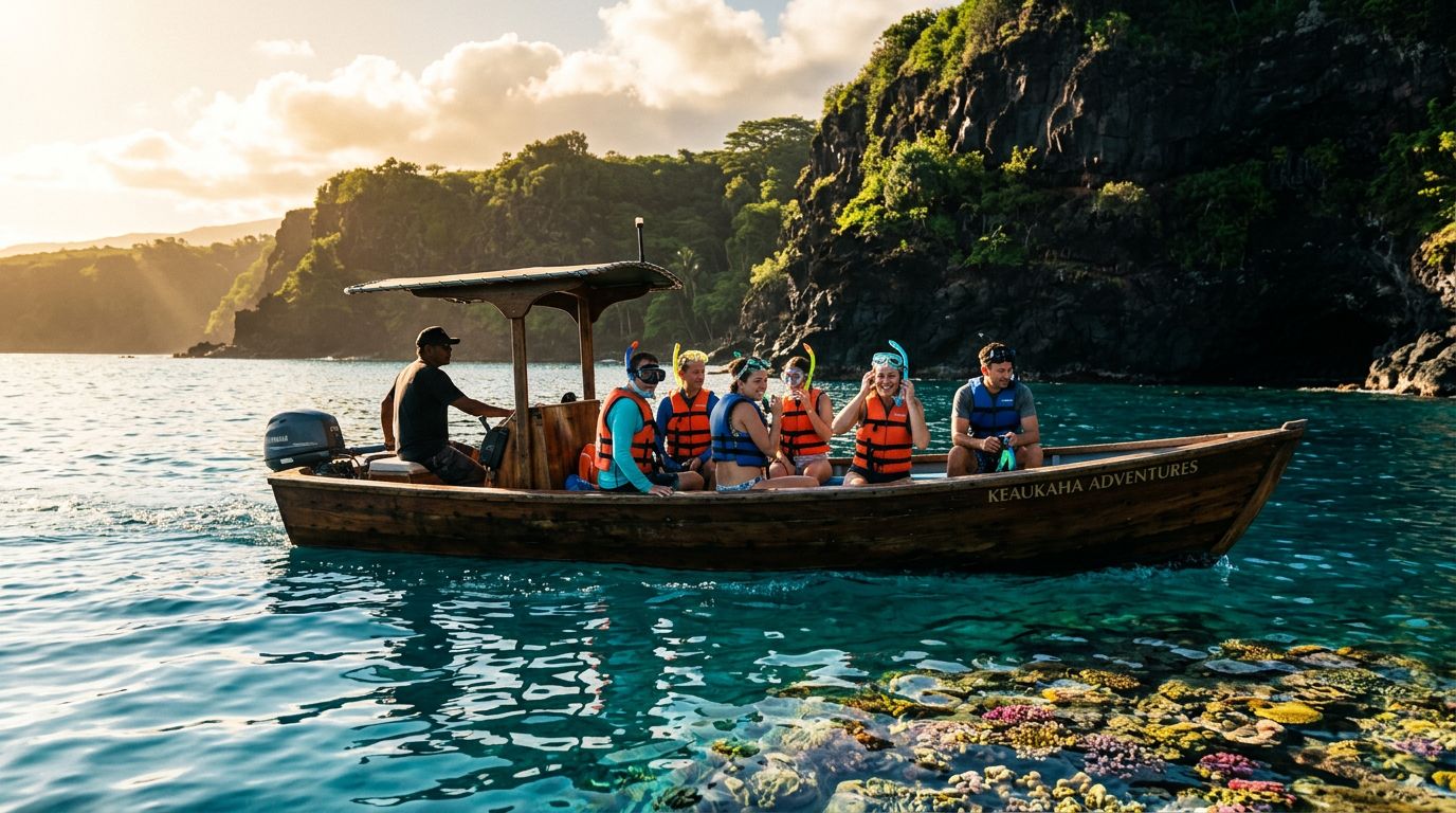 Kona Snorkeling Tours for First-Time Boat Guests