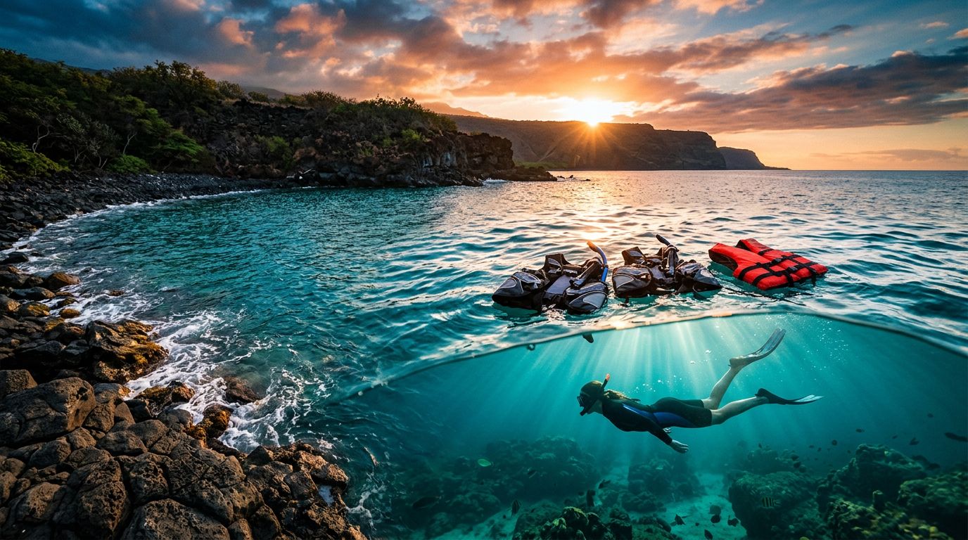 Snorkel Vest vs Life Jacket for Captain Cook Snorkeling