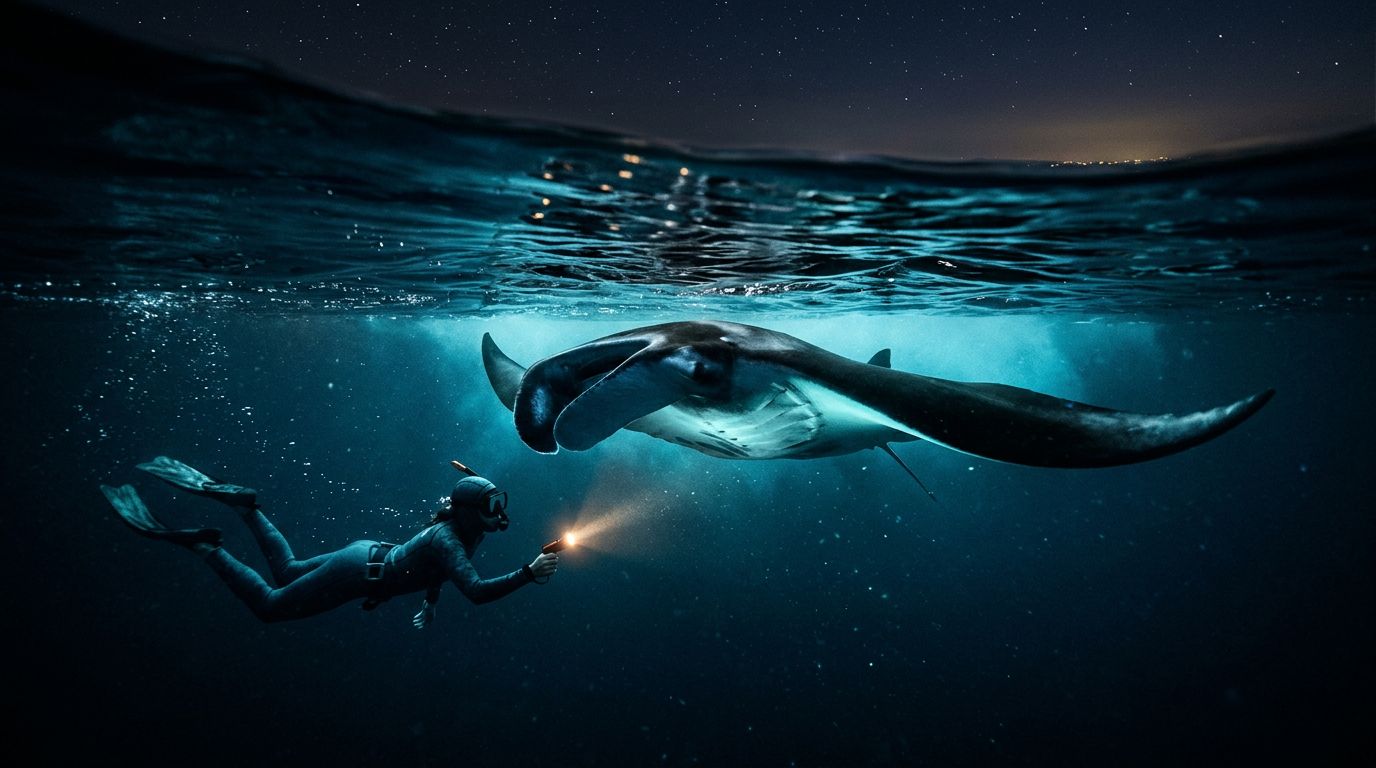 What a Safety Briefing Covers on a Kona Manta Ray Night Snorkel
