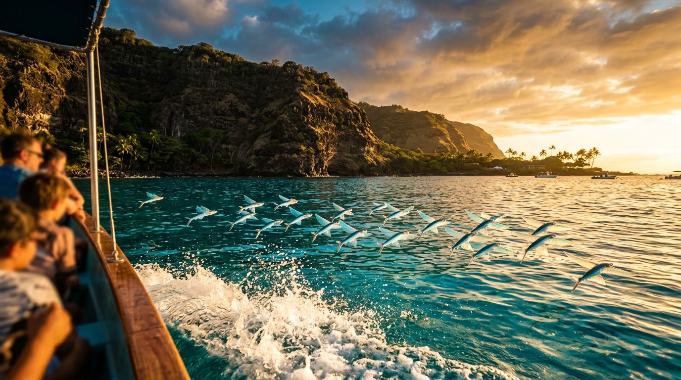 Can You See Flying Fish on a Captain Cook Snorkel Cruise?