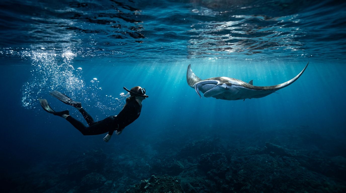 Can You Wear Dentures on a Kona Manta Ray Snorkel