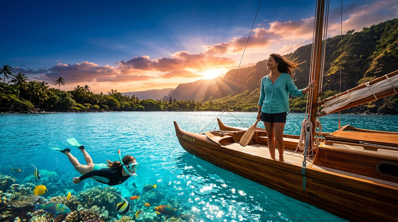Captain Cook Snorkel Tour for One Snorkeler and One Non-Snorkeler