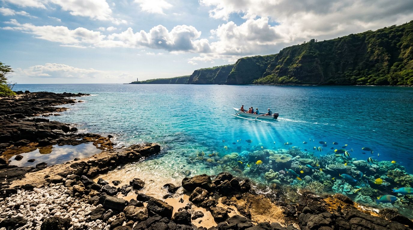 Captain Cook Snorkeling vs Honaunau Bay for First-Time Visitors