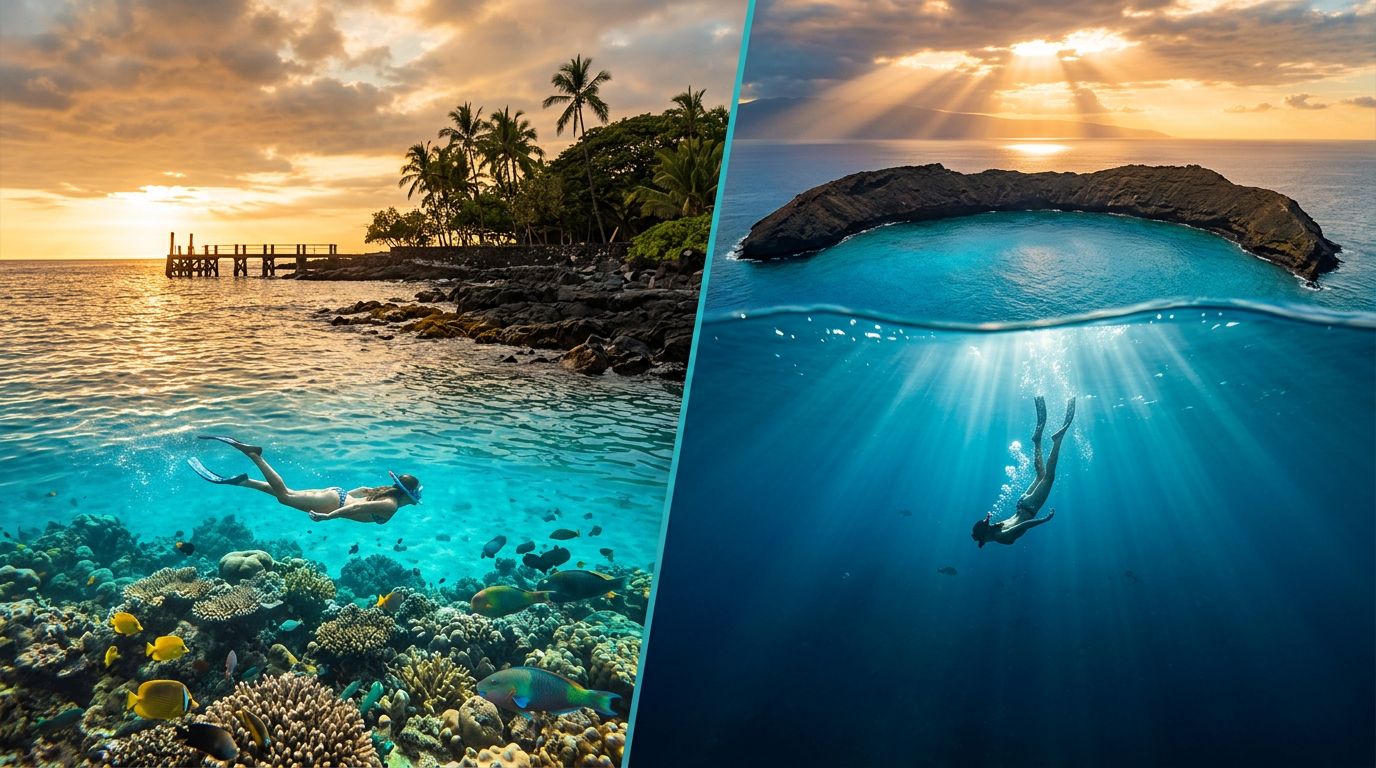 Captain Cook Snorkeling vs Molokini for First-Time Hawaii Visitors