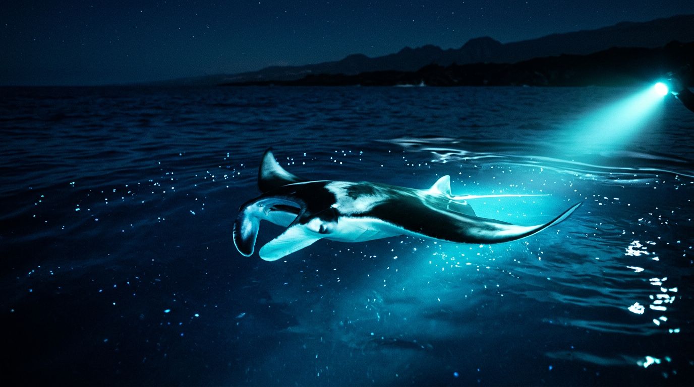 How Fast Do Manta Rays Swim Near Kona?