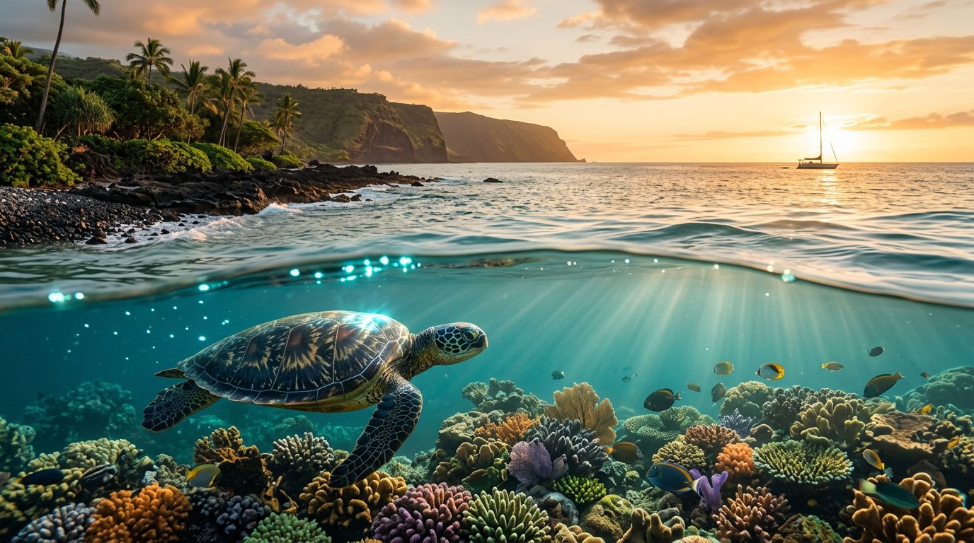 How to Spot Green Sea Turtles During Kealakekua Bay Snorkeling