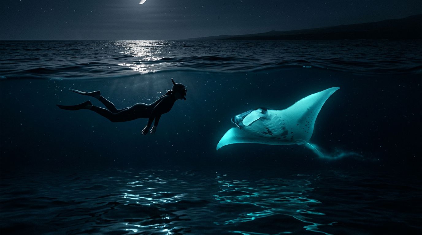 How to Stay Warm on a Kona Manta Ray Night Snorkel