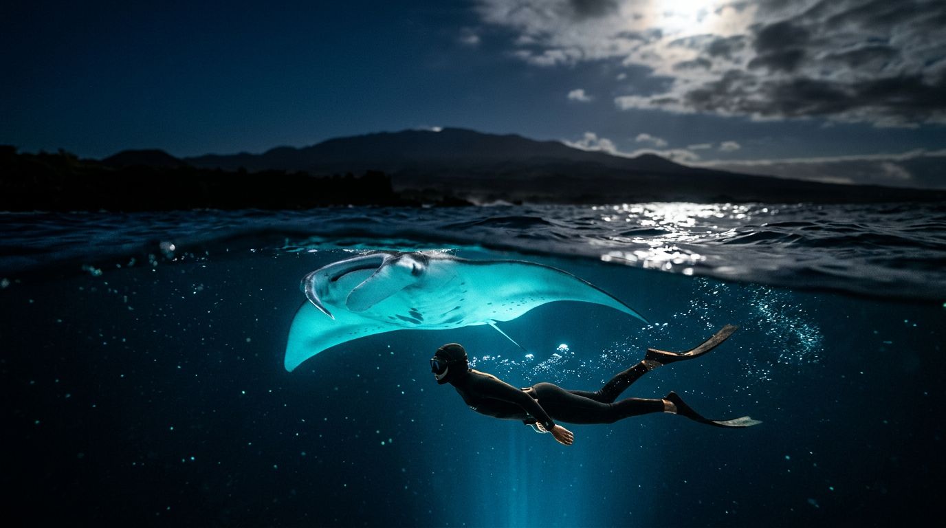 How Wetsuit Sizing Works for a Kona Manta Ray Snorkel