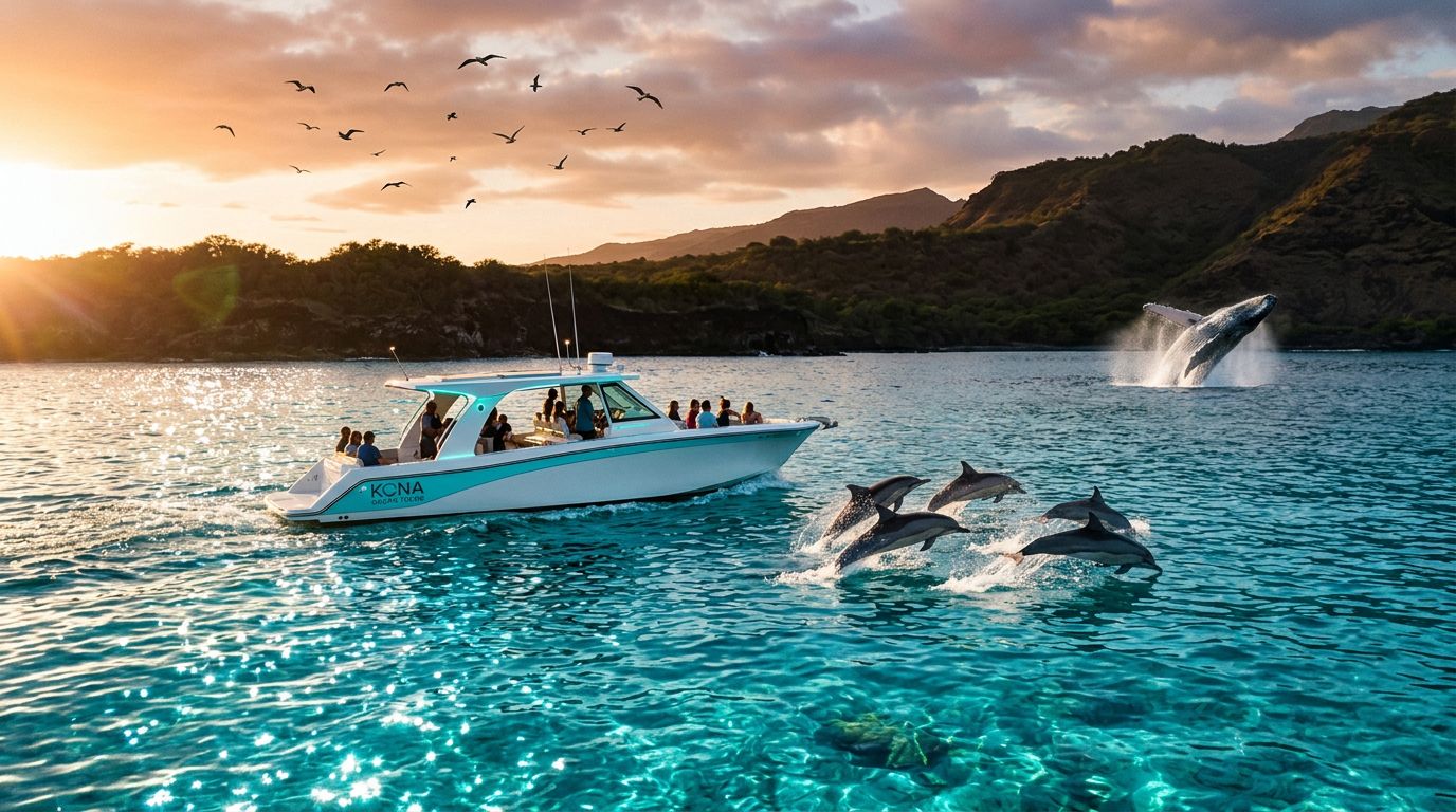 Kona Boat Tours for Wildlife Sightings Without Snorkeling