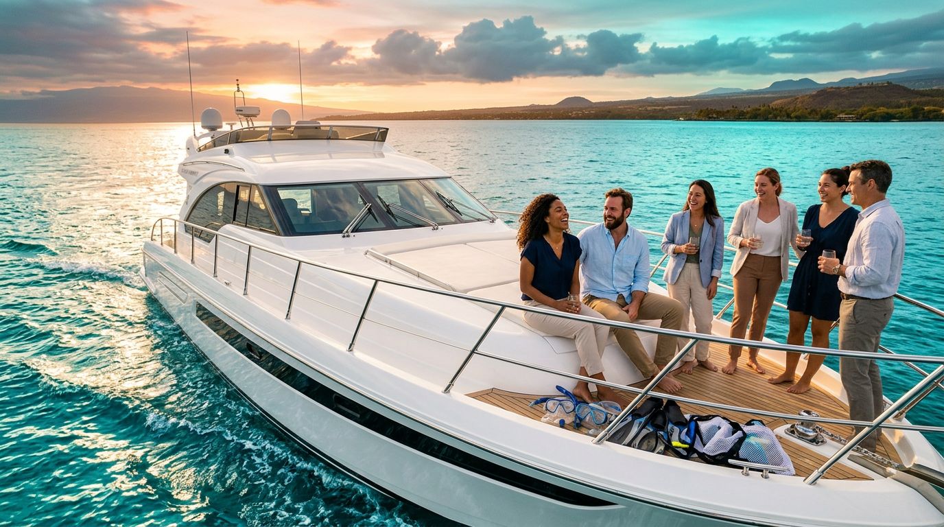 Kona Corporate Boat Tours for Team Outings