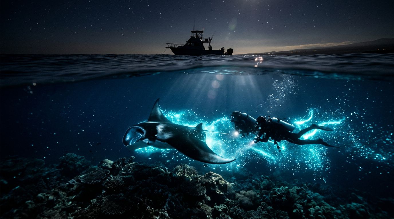 Kona Manta Ray Night Snorkel Credentials to Check Before You Book