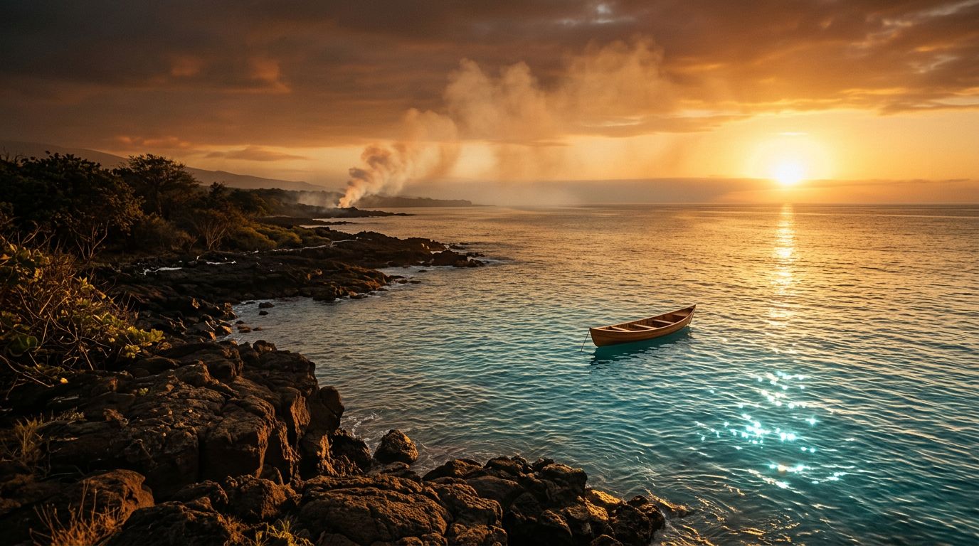 Private Boat Ash Scattering on Hawaii's Big Island