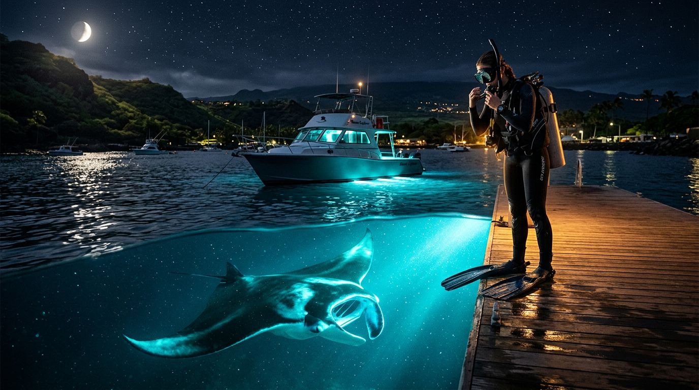 What Happens When You Arrive Late for a Kona Manta Ray Snorkel