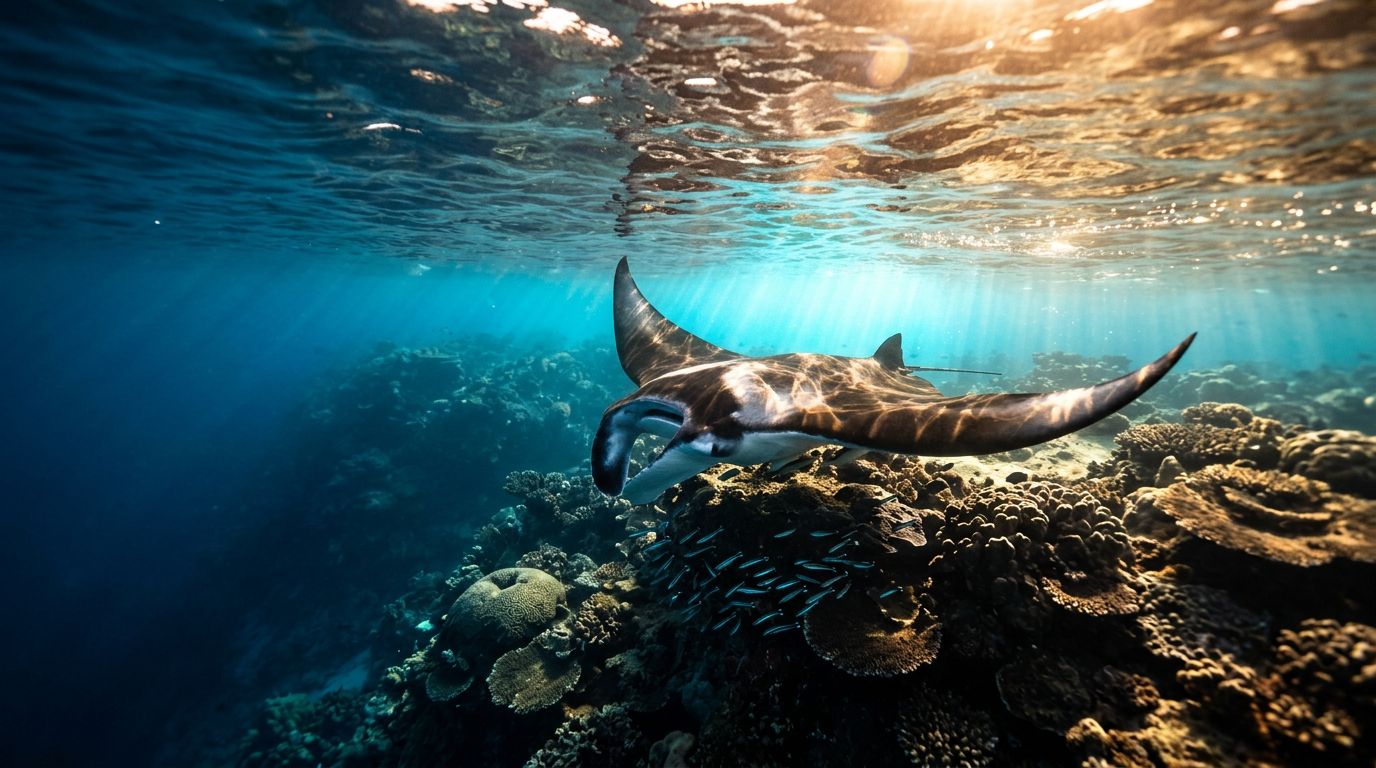 Where Hawaii's Manta Rays Spend the Day