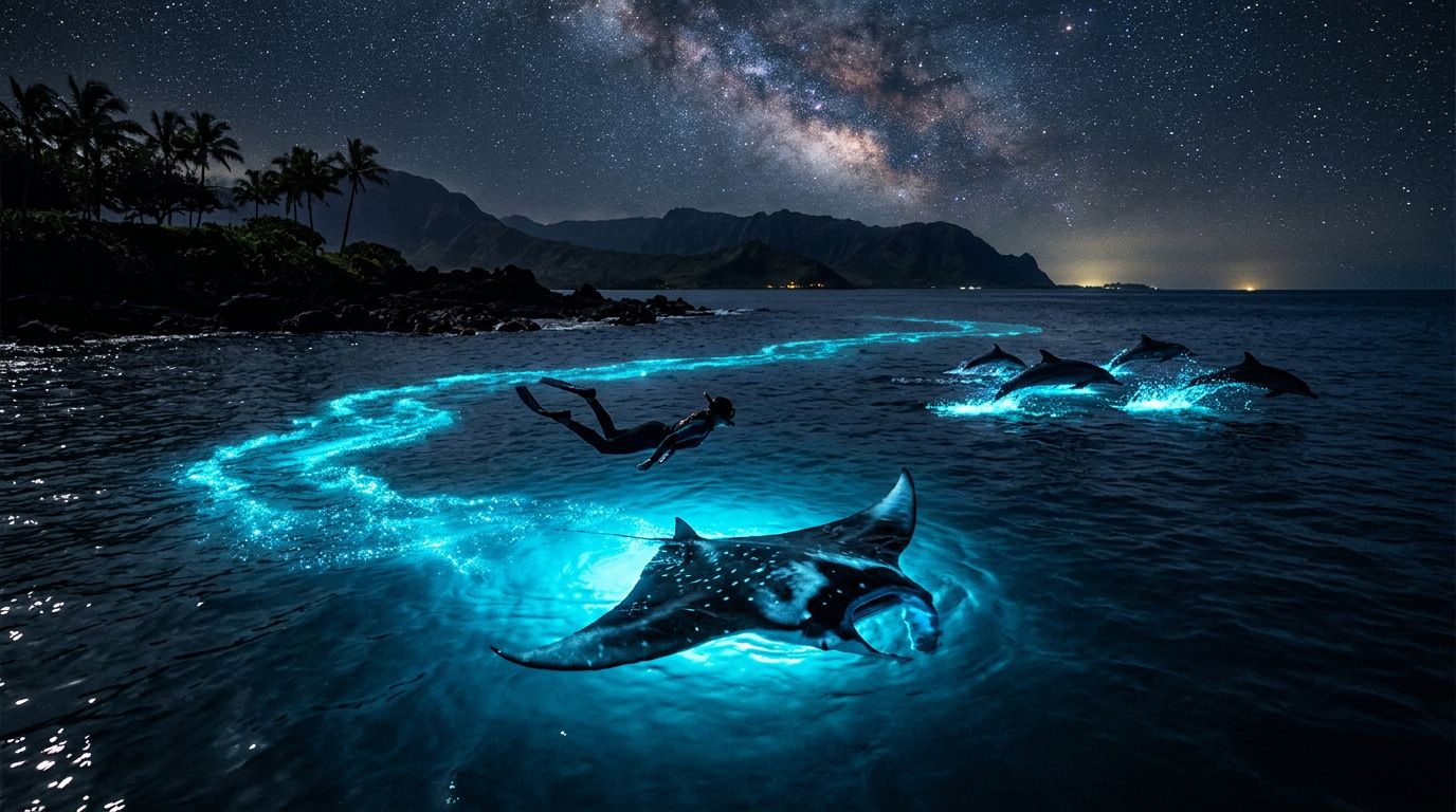 Will You See Spinner Dolphins on a Kona Manta Ray Night Snorkel?