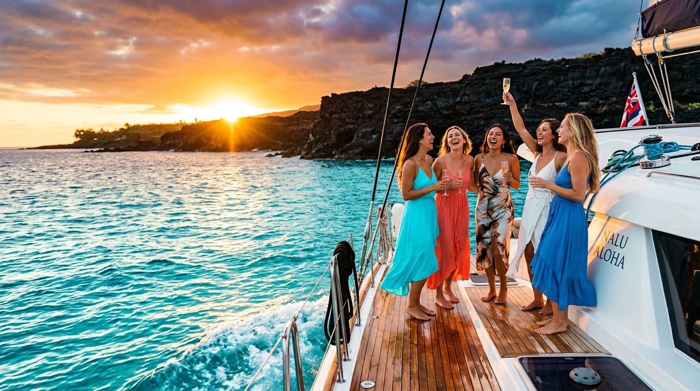 Big Island Boat Tours for a Bachelorette Party