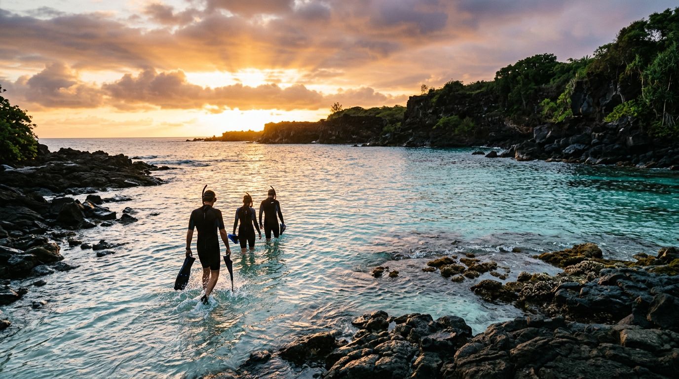 Big Island Snorkeling After a Big Surf Week