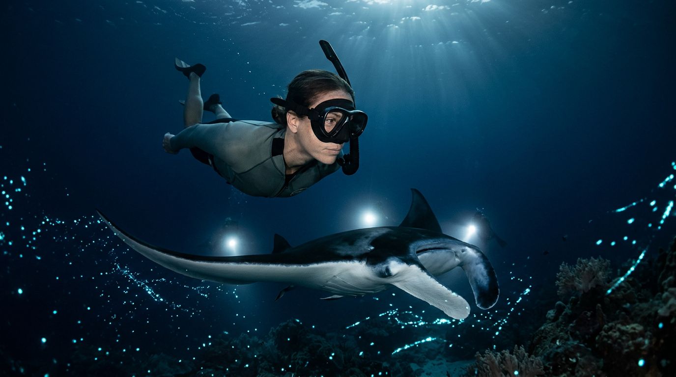 Can You Use a Full-Face Mask for Manta Snorkeling?