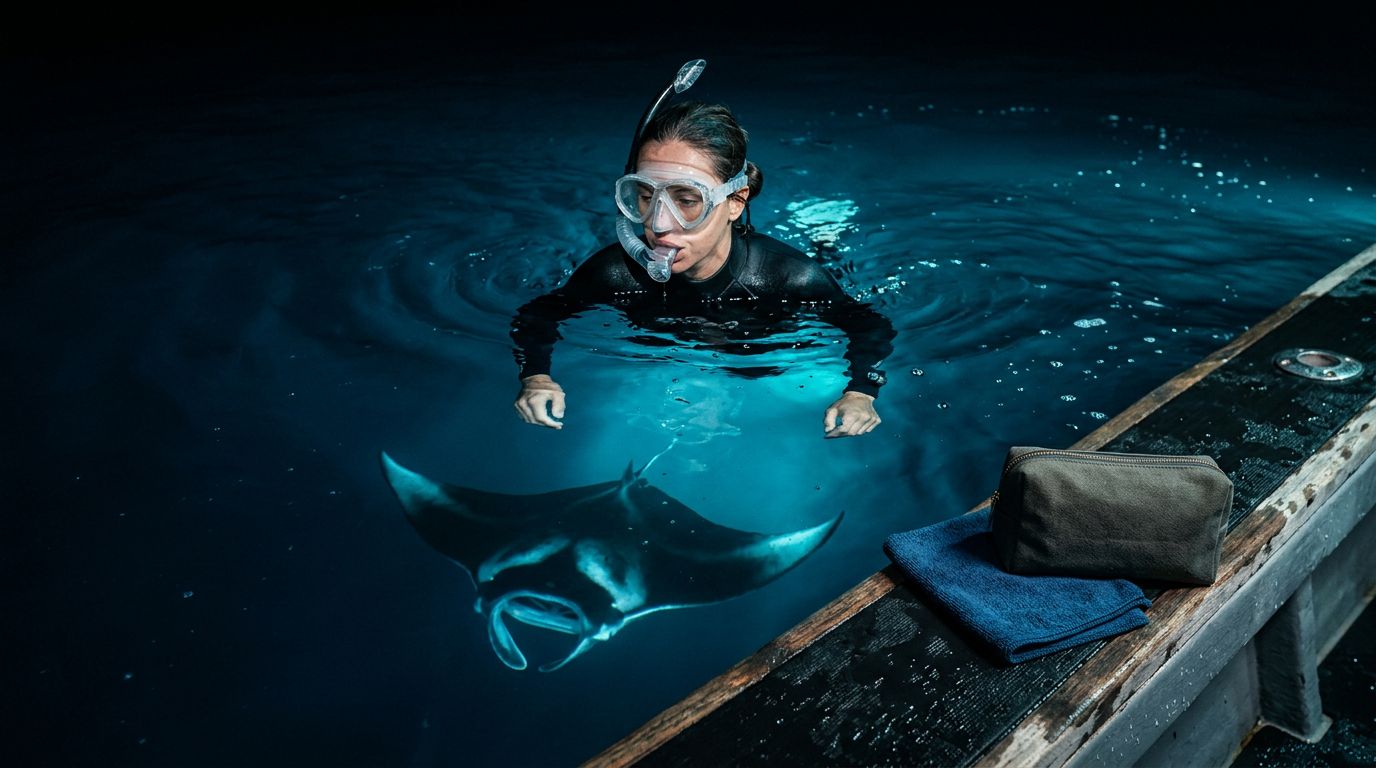 Can You Wear Makeup on a Manta Ray Night Snorkel?