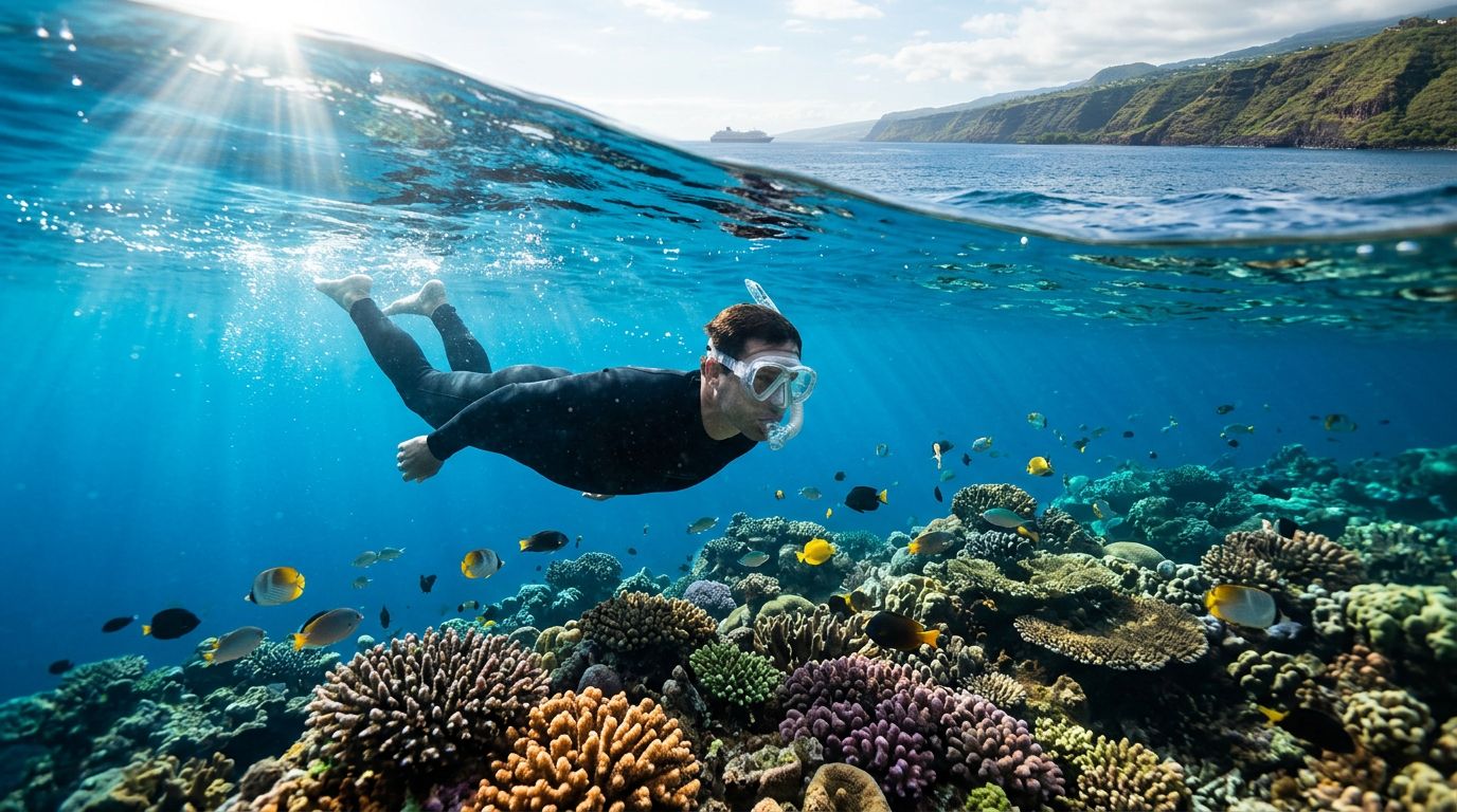 Captain Cook Snorkeling for Cruise Ship Guests in Kona
