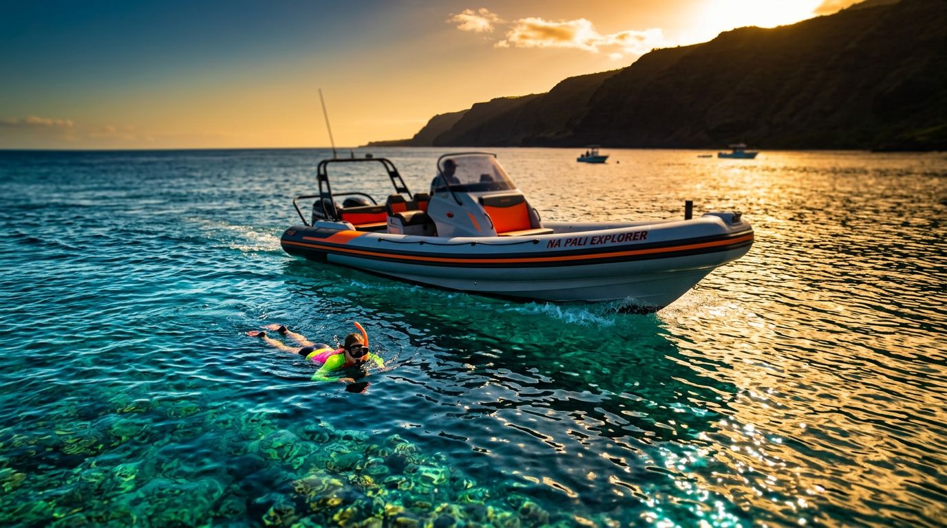 Captain Cook Snorkeling on a Rigid Inflatable Boat