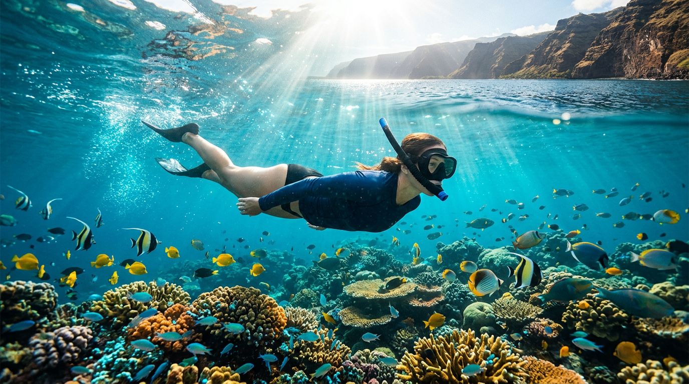 Captain Cook Snorkeling Water Temperature by Month