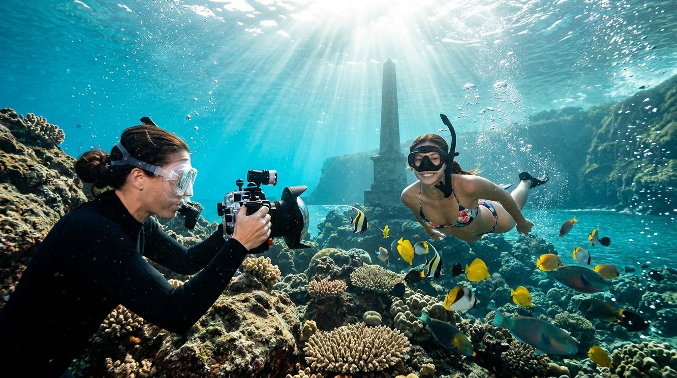 Do Captain Cook Snorkel Tours Include Professional Photos?