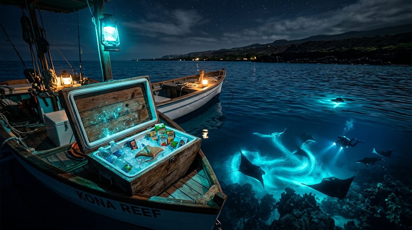 Do Kona Manta Ray Snorkel Tours Include Snacks and Drinks?
