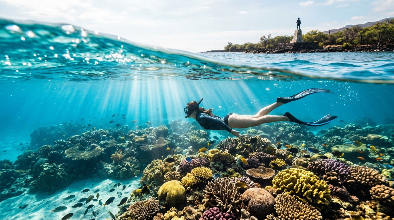 Fin Kicking Tips for Kealakekua Bay Snorkeling