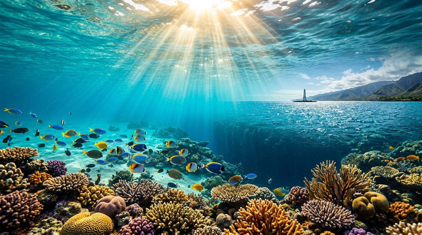 How Deep Is Kealakekua Bay Snorkeling Near the Monument?