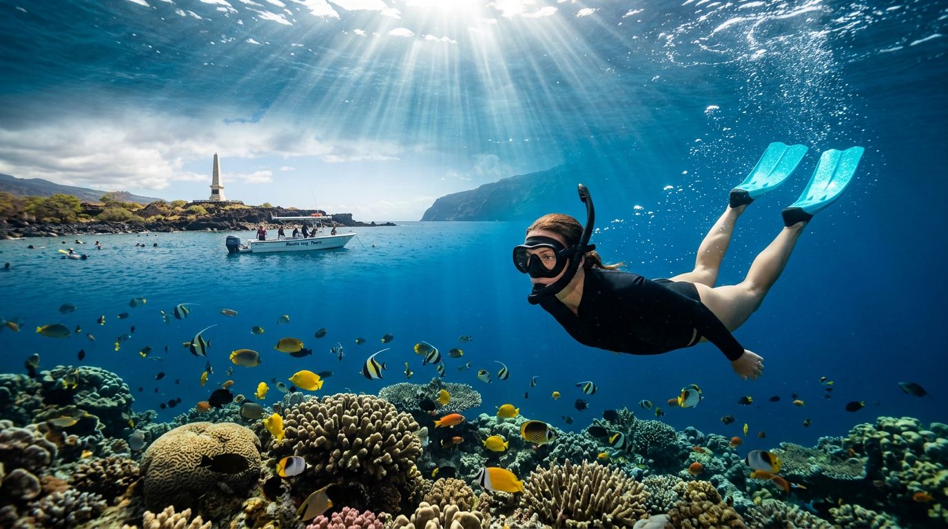 How Far Do You Swim During Captain Cook Snorkeling?